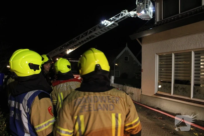 Schoorsteenbrand snel onder controle