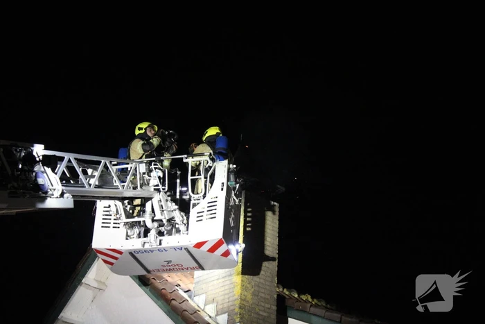 Schoorsteenbrand snel onder controle