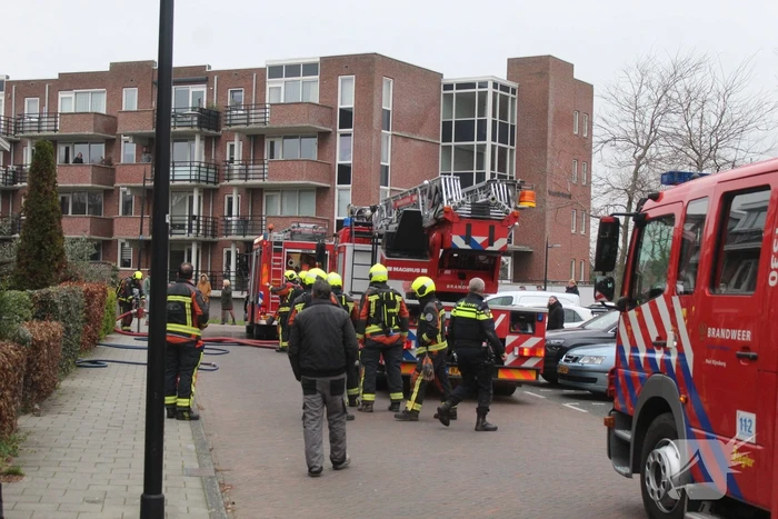 Flinke rookontwikkeling bij woningbrand
