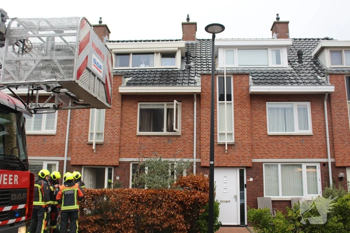 Flinke rookontwikkeling bij woningbrand