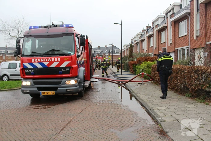 Flinke rookontwikkeling bij woningbrand
