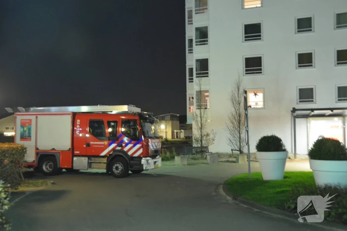 Flatwoning beschadigd door vuurwerk