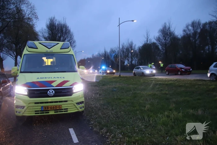 Drie auto's betrokken bij kettingbotsing