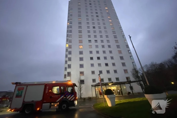 Flat deels ontruimd na gaslucht