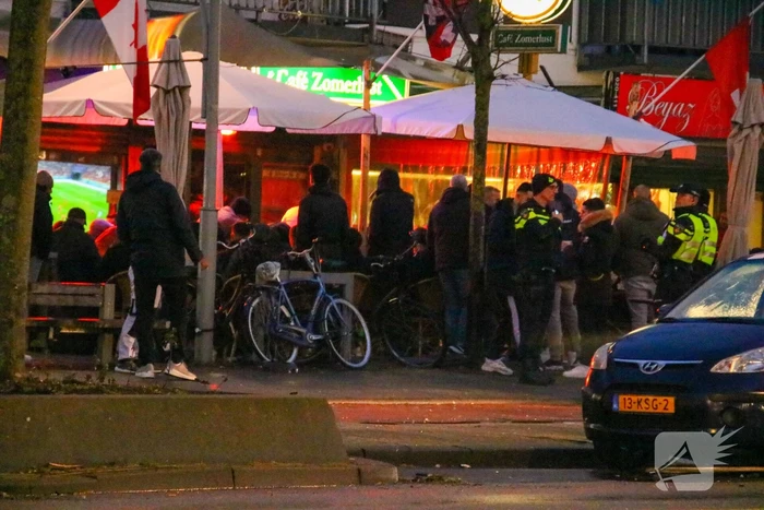 Mobiele Eenheid paraat tijdens Marokko Spanje