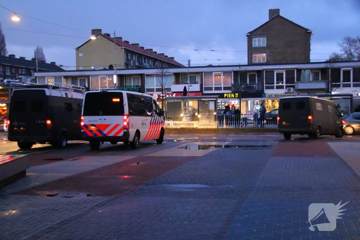 Mobiele Eenheid paraat tijdens Marokko Spanje
