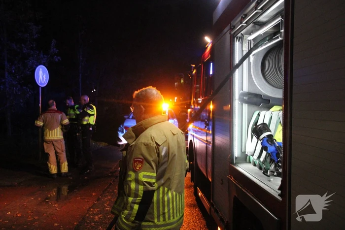 Scooter verwoest door brand