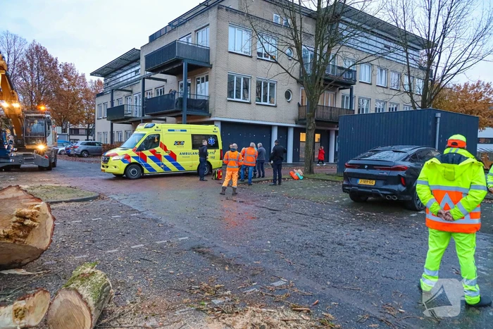 Vrouw gewon bij botsing met vrachtwagen