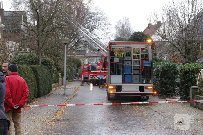 Flinke rookontwikkeling bij brand in woning