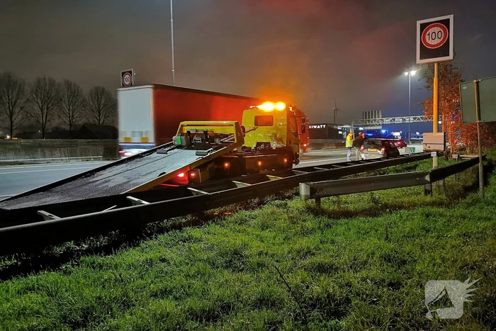 Vertraging na kop-staart botsing