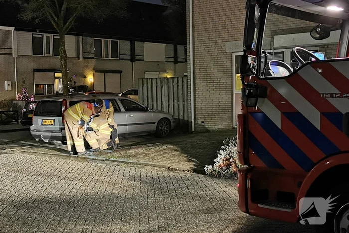 Lekkende LPG-auto veiliggesteld door brandweer