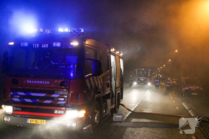 Grote brand in loods