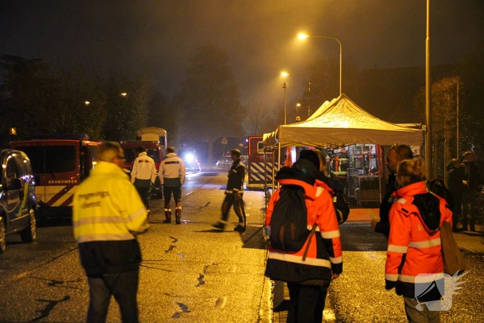 Grote brand in loods