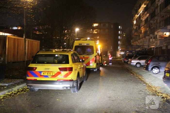 Traumateam assisteert bij incident in woning
