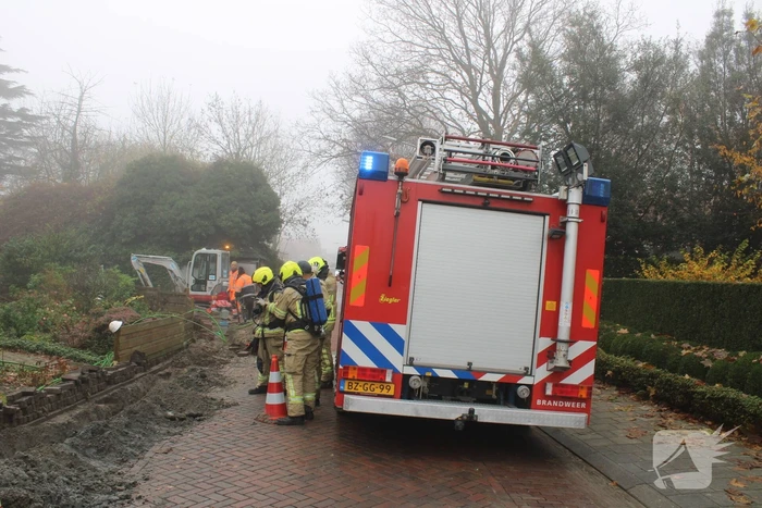 Aanleg glasvezel zorgt voor gaslekkage