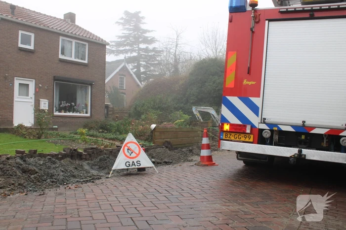 Aanleg glasvezel zorgt voor gaslekkage