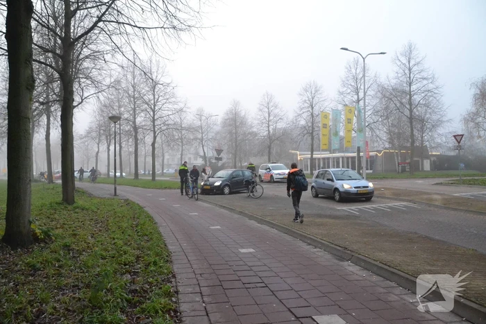 Fietser gewond bij aanrijding met auto