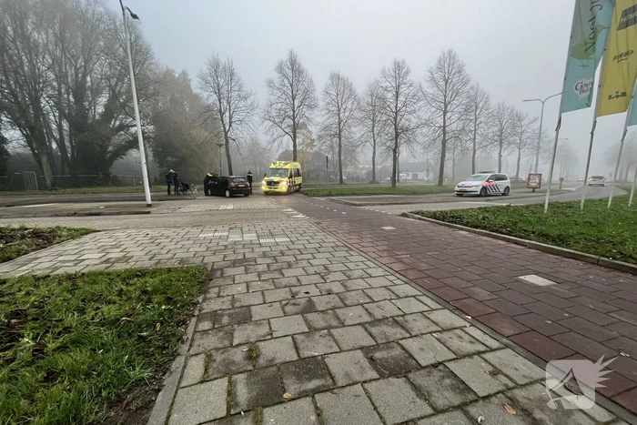 Fietser gewond bij aanrijding met auto
