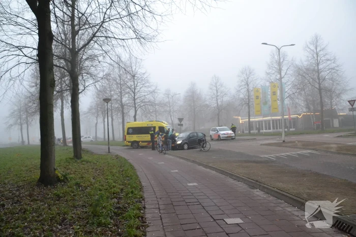 Fietser gewond bij aanrijding met auto