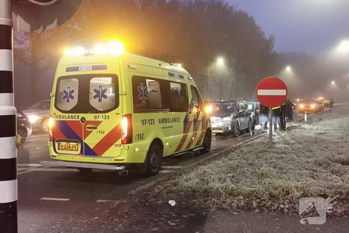 Vertraging na kop-staart botsing