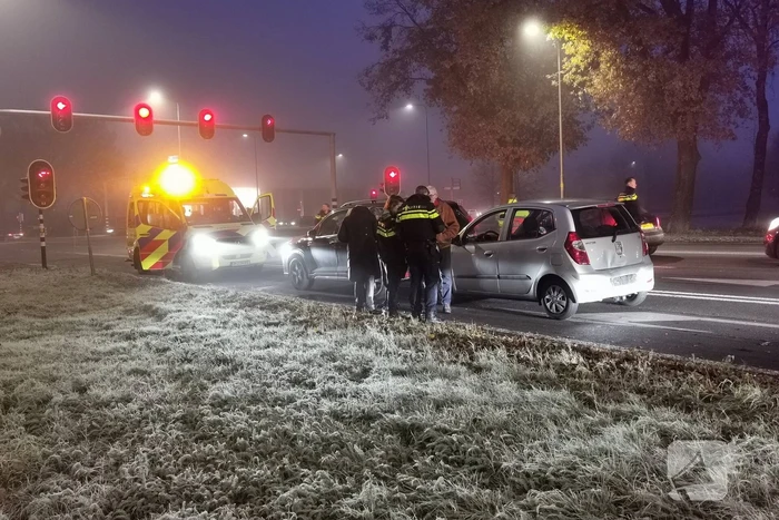 Vertraging na kop-staart botsing