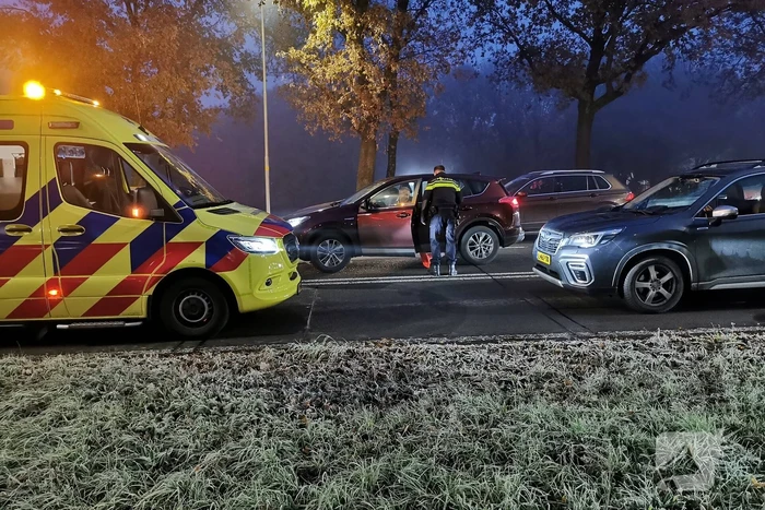 Vertraging na kop-staart botsing