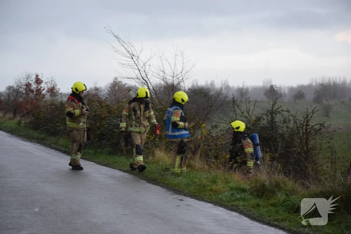 Weg afgesloten vanwege gaslucht
