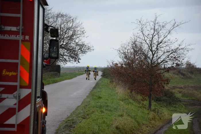 Weg afgesloten vanwege gaslucht