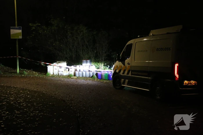 Flinke hoeveelheid drugsafval aangetroffen