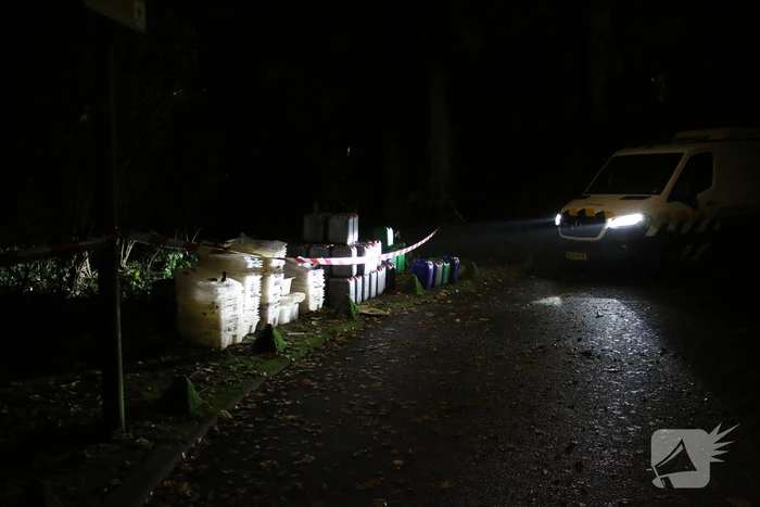 Flinke hoeveelheid drugsafval aangetroffen