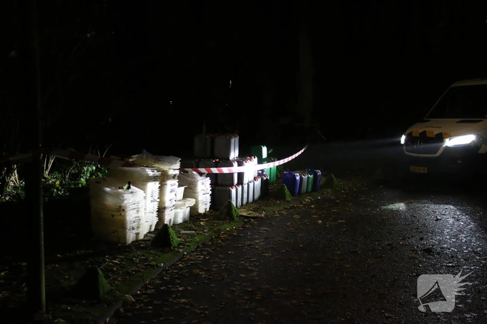 Flinke hoeveelheid drugsafval aangetroffen
