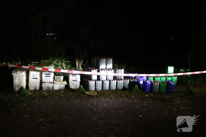 Flinke hoeveelheid drugsafval aangetroffen