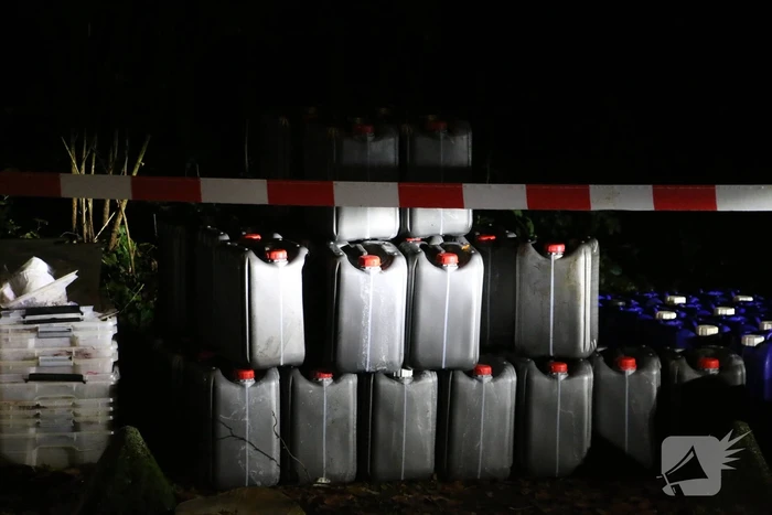 Flinke hoeveelheid drugsafval aangetroffen