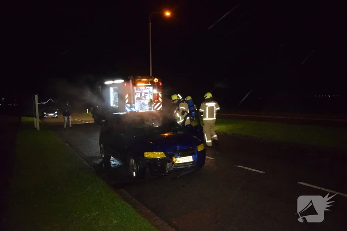 Aanhouding na brandstichting in auto