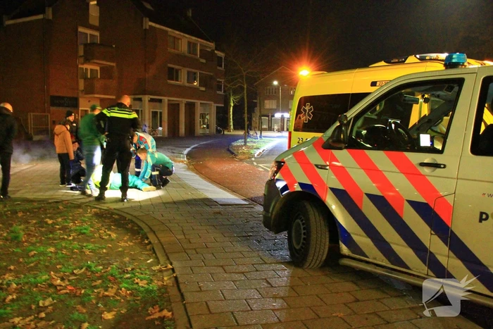 Maaltijdbezorger gewond na val met scooter