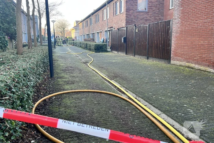 Brand vermoedelijk veroorzaakt door explosie