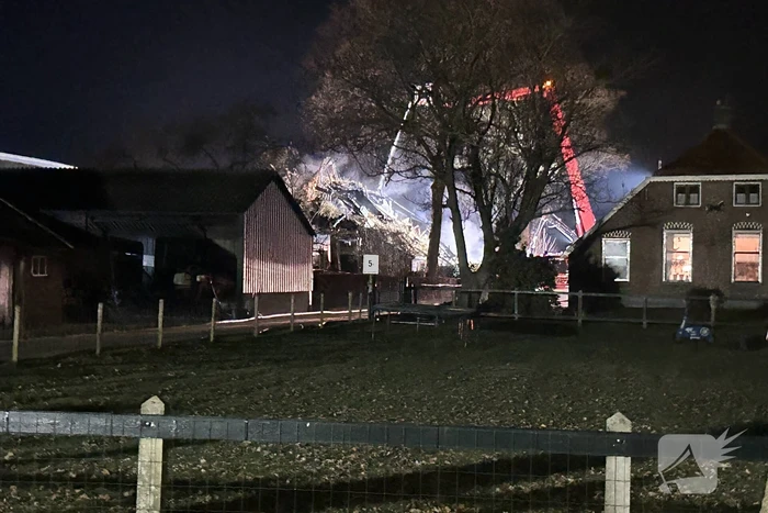 Woning verwoest door brand