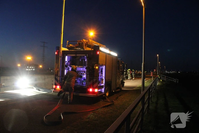 Brand in ruim van schip