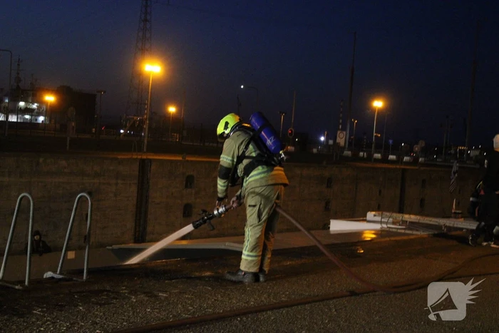 Brand in ruim van schip