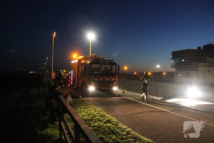 Brand in ruim van schip