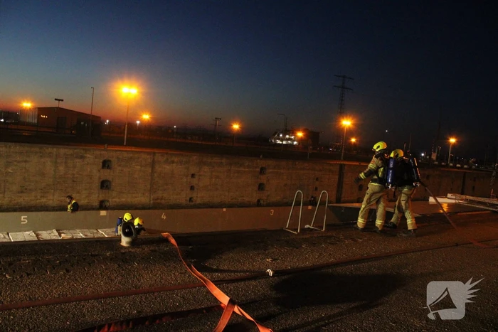 Brand in ruim van schip