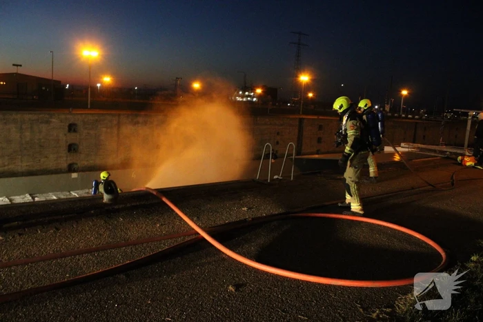 Brand in ruim van schip