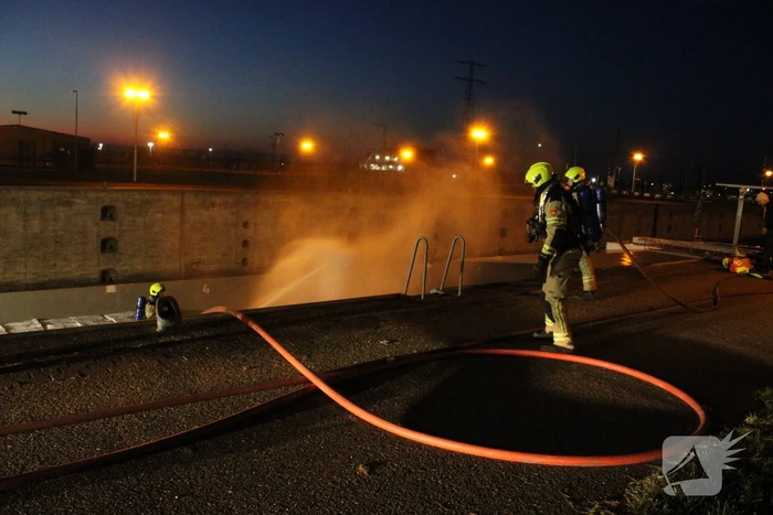 Brand in ruim van schip