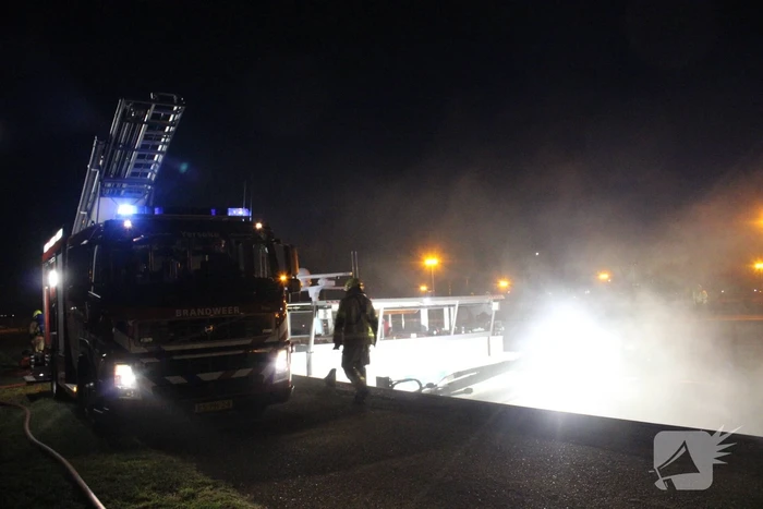 Brand in ruim van schip