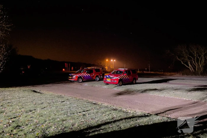 Grote brandweeroefening in duinen