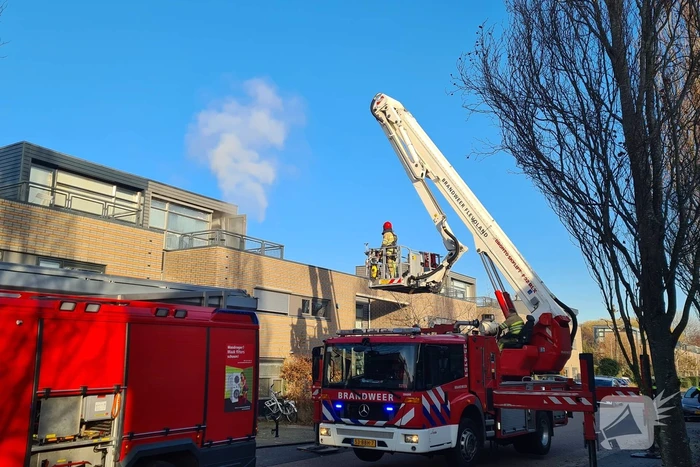 Veel rook bij brand in rijtjeswoning