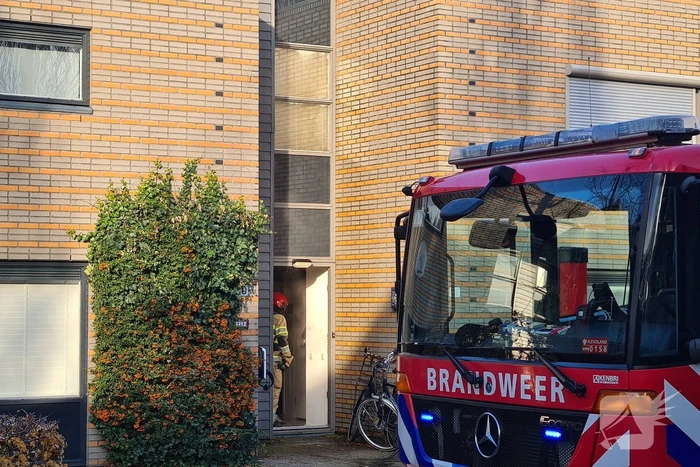 Veel rook bij brand in rijtjeswoning