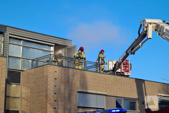 Veel rook bij brand in rijtjeswoning