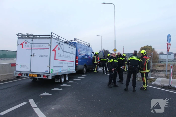 Veel schade bij frontale botsing