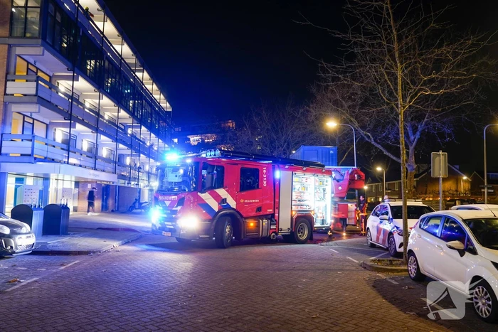 Gewonde bij brand in flatwoning